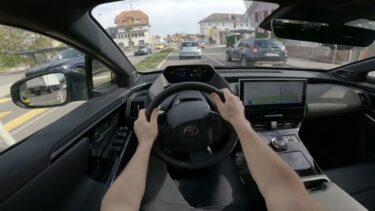【YouTube】New Toyota BZ4X Electric Test Drive POV | Ambience Binaural Sound