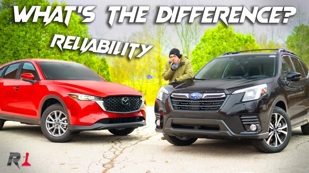【YouTube】2023 Mazda CX5 vs Subaru Forester Comparison & 060 / Hard